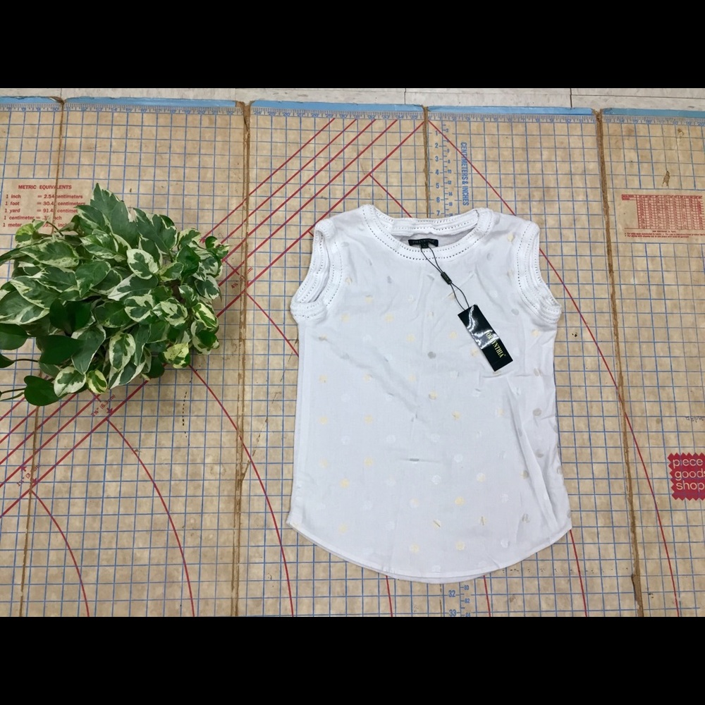 NWT For Cynthia linen and cotton blouse size small